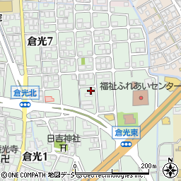 石川県白山市倉光8丁目周辺の地図