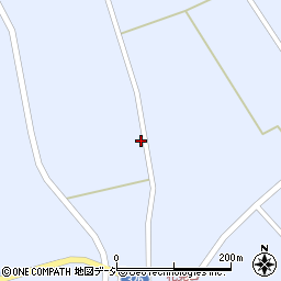 長野県大町市平（野口）周辺の地図