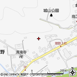 栃木県鹿沼市口粟野周辺の地図