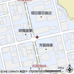 栃木県鹿沼市流通センター周辺の地図