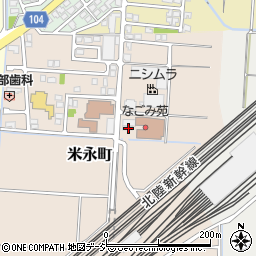 石川県白山市米永町300周辺の地図