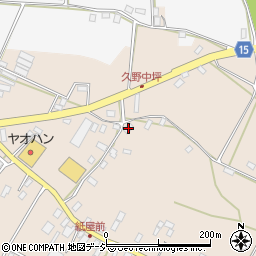 栃木県鹿沼市久野771周辺の地図