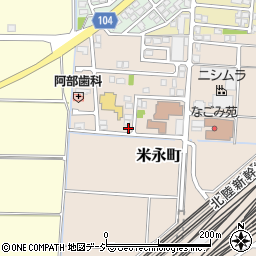石川県白山市米永町275-17周辺の地図