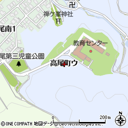 石川県金沢市高尾町ウ周辺の地図