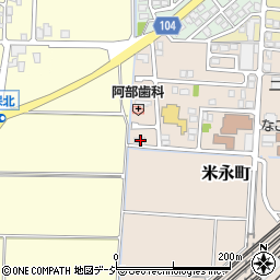石川県白山市米永町311-6周辺の地図