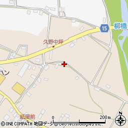 栃木県鹿沼市久野781周辺の地図