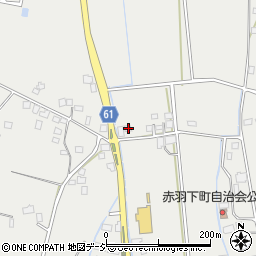 栃木県芳賀郡市貝町赤羽2186周辺の地図