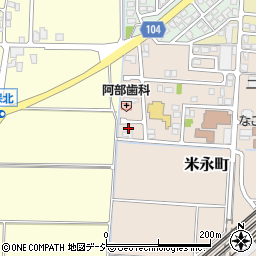 石川県白山市米永町311周辺の地図