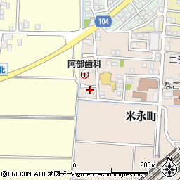 石川県白山市米永町311-8周辺の地図
