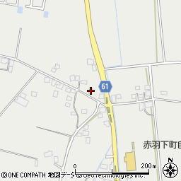 栃木県芳賀郡市貝町赤羽3165周辺の地図