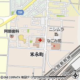 石川県白山市米永町303周辺の地図