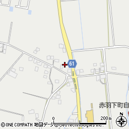 栃木県芳賀郡市貝町赤羽3165-1周辺の地図