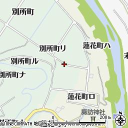 石川県金沢市別所町（７の）周辺の地図