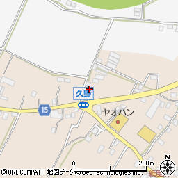 栃木県鹿沼市久野832周辺の地図