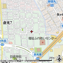 石川県白山市倉光8丁目45周辺の地図