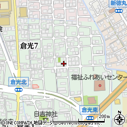 石川県白山市倉光8丁目65周辺の地図