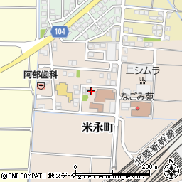 石川県白山市米永町275-26周辺の地図