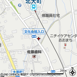 長野県大町市大町三日町1560周辺の地図