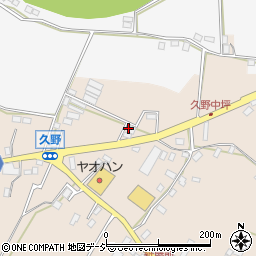 栃木県鹿沼市久野767周辺の地図