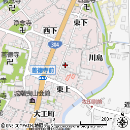 砺波信用金庫城端支店周辺の地図