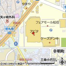 新星堂アピタ松任店周辺の地図