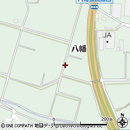 長野県千曲市八幡周辺の地図