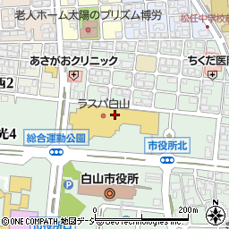 株式会社マルチョウ神戸屋　ラスパ白山店周辺の地図