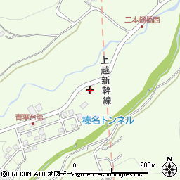 三澤りんご園周辺の地図