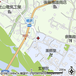 群馬県渋川市白井744周辺の地図