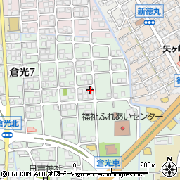 石川県白山市倉光8丁目44周辺の地図