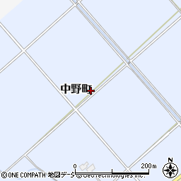 茨城県常陸太田市中野町周辺の地図