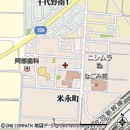 石川県白山市米永町275-7周辺の地図