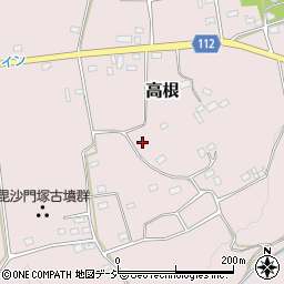 茨城県東茨城郡城里町高根周辺の地図