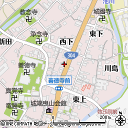 富山県南砺市城端西下171周辺の地図