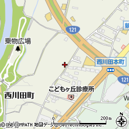栃木県宇都宮市西川田町450周辺の地図