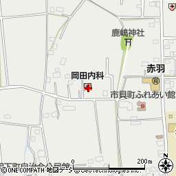 栃木県芳賀郡市貝町赤羽2658周辺の地図