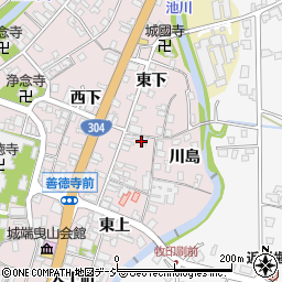 富山県南砺市城端東下103周辺の地図