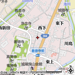 富山県南砺市城端西下174周辺の地図