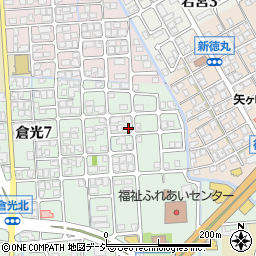 石川県白山市倉光8丁目32周辺の地図