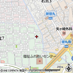 石川県白山市倉光8丁目8周辺の地図