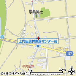 上内田農村集落センター周辺の地図