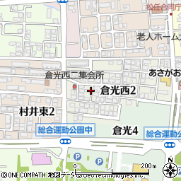 石川県白山市倉光西周辺の地図