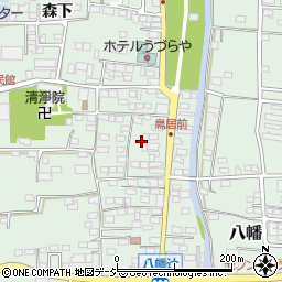 長野県千曲市八幡新宿周辺の地図