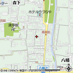 長野県千曲市八幡3353周辺の地図