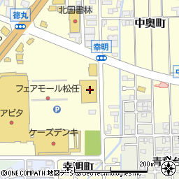 スーパースポーツゼビオフェアモール松任店周辺の地図