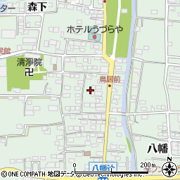 長野県千曲市八幡（新宿）周辺の地図