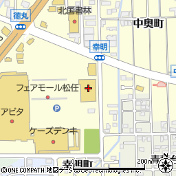 ゴルフパートナーフェアモール松任店周辺の地図