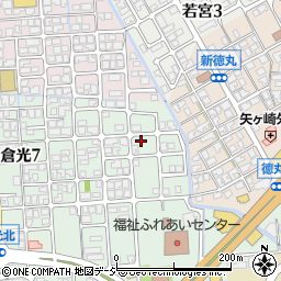 石川県白山市倉光8丁目23周辺の地図