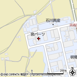 宮パーツ株式会社　流通センター店周辺の地図