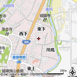 富山県南砺市城端東下99周辺の地図